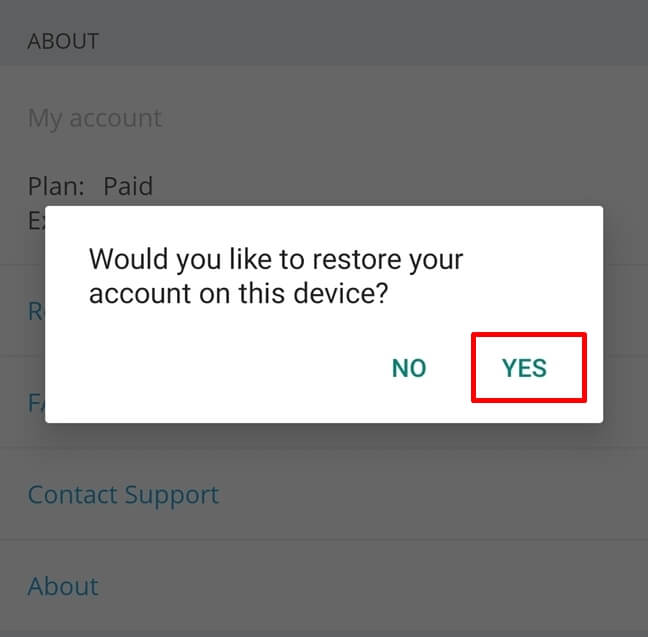 hide.me vpn restore purchase confirmation