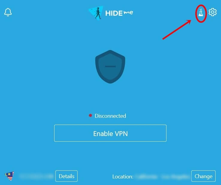 hide.me lab settings