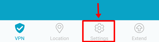 hide me android settings