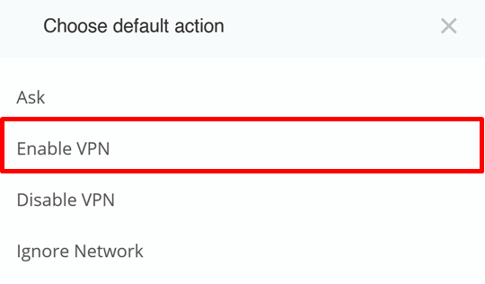 android auto connect default action