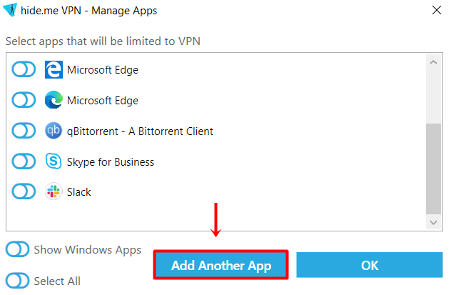 adding apps to stealth guard