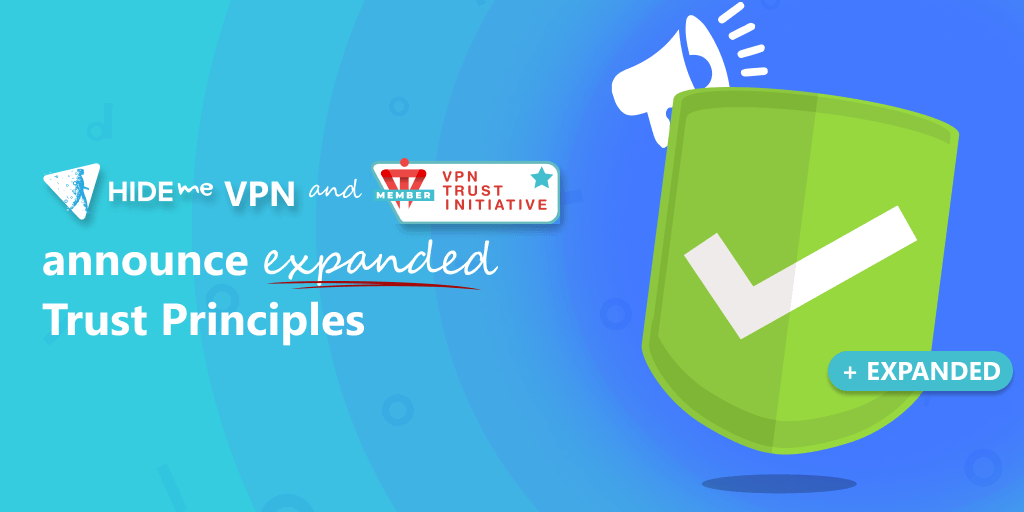 hide.me VPN and VTI announce expanded Trust Principles