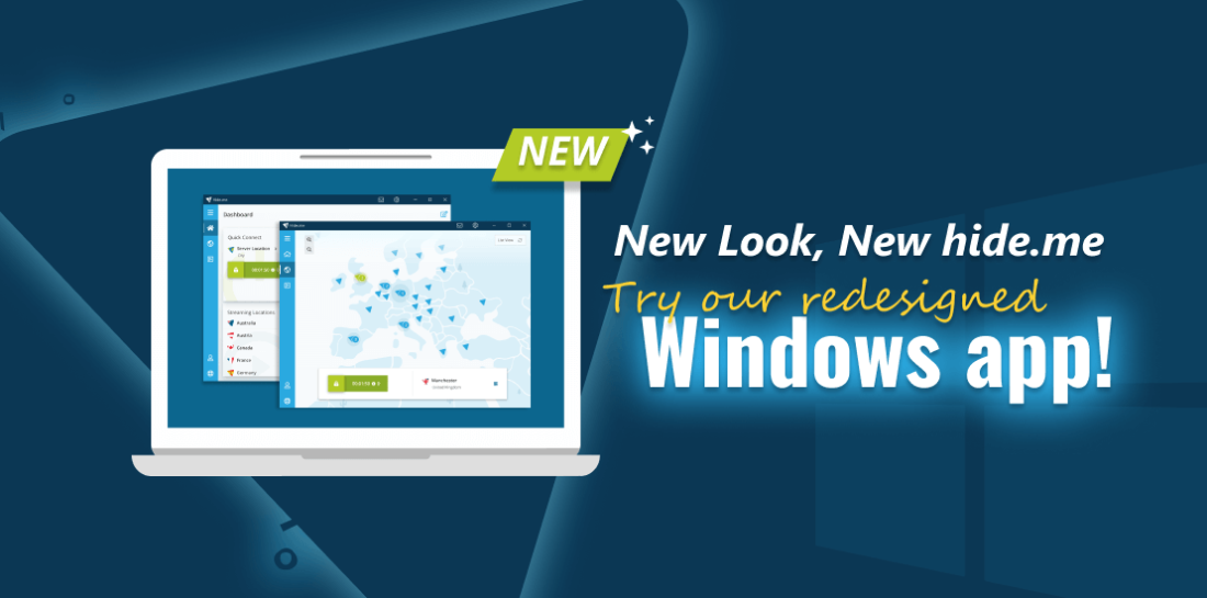 New Look, New hide.me – Try Our Redesigned Windows App