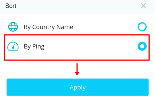 hide.me android ping test