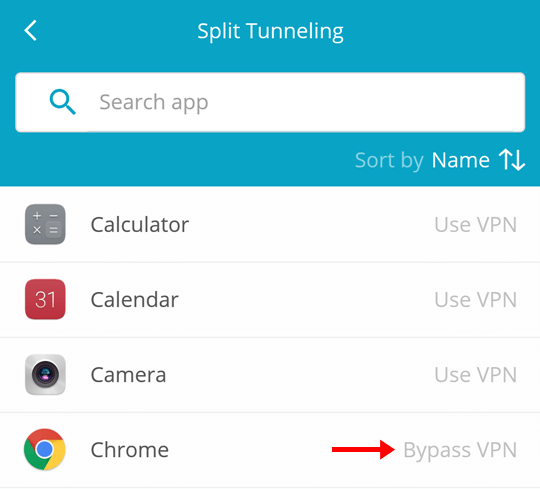 hide me android split tunneling - bypass vpn
