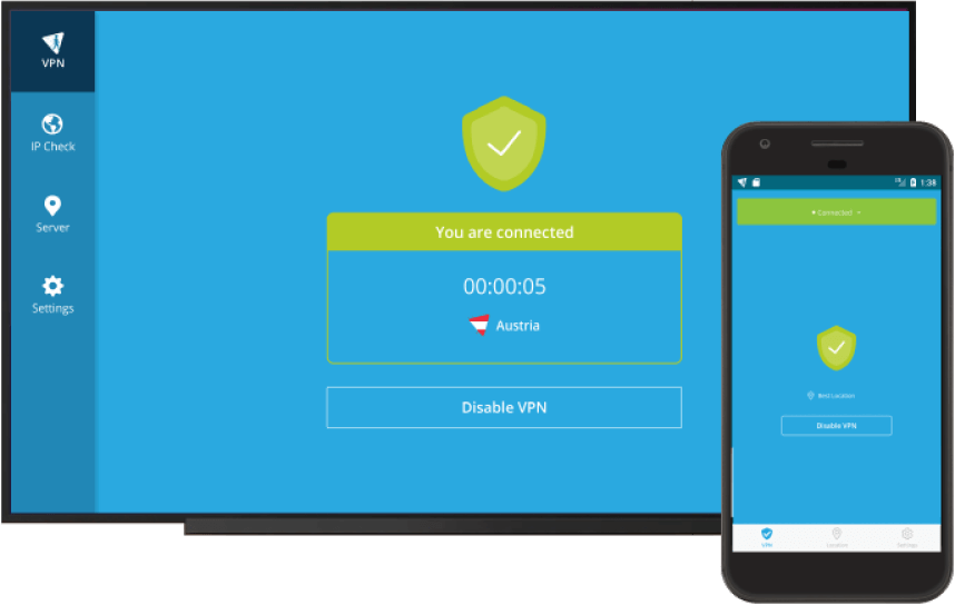 Free VPN application for Android