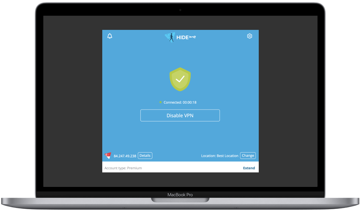 hide.me VPN for macOS