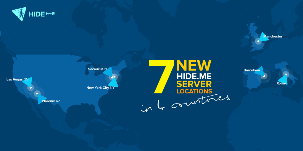 We Heard You like More VPN Locations – So Here are Plenty for You hide.me added new locations