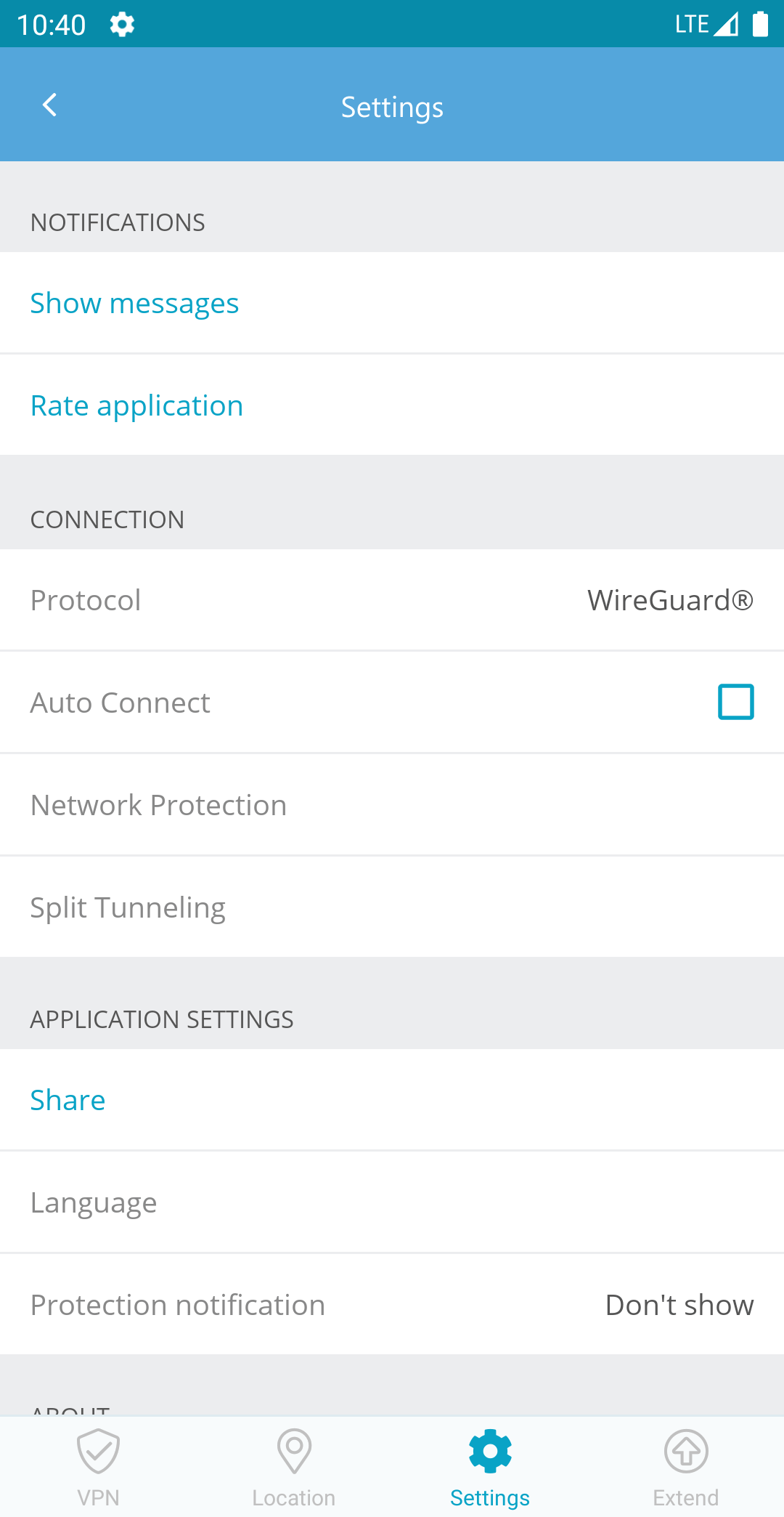 Android - Settings