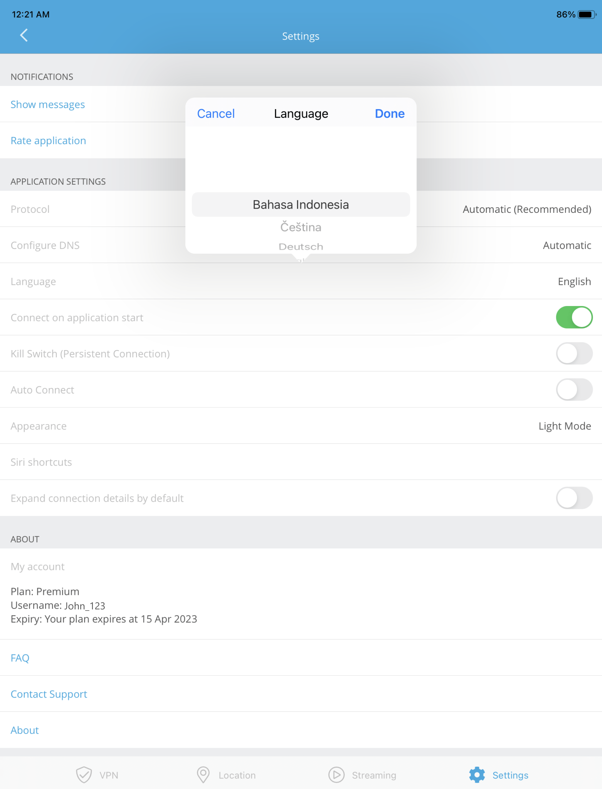 >iPad - Language