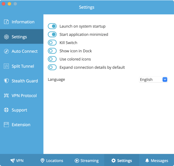 macOS - Settings