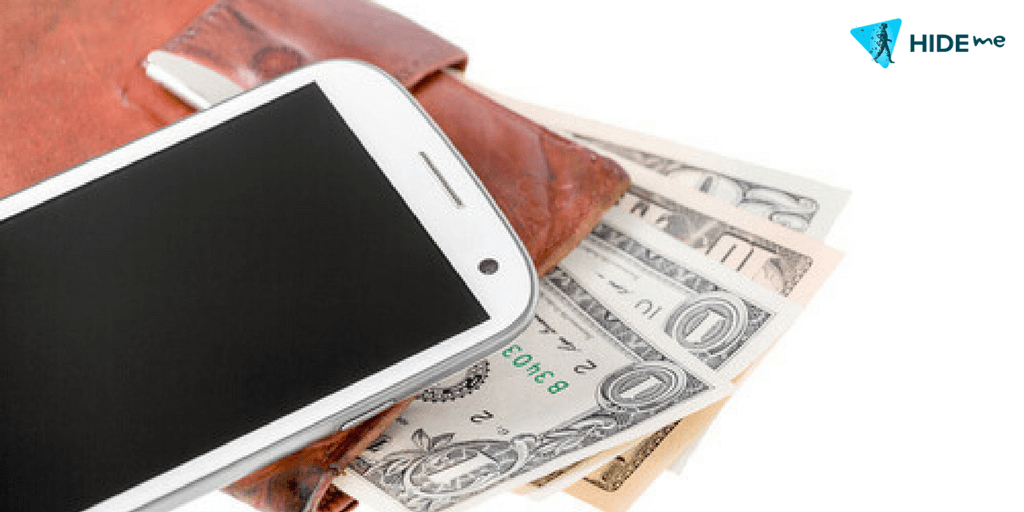 How safe is your digital phone wallet? Digital wallet on smartphone.